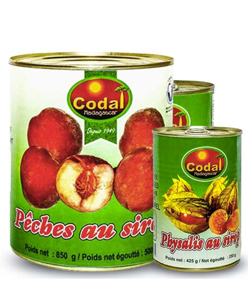  Fruits in syrup - Codal Madagascar