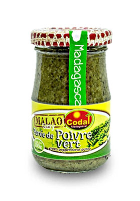 Mashed green pepper 100g Madagascar green pepper