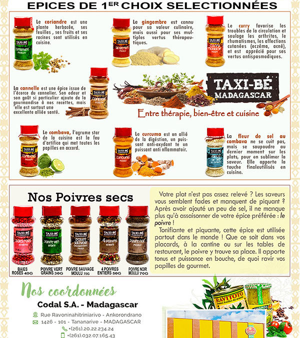 Selected 1st choice spices