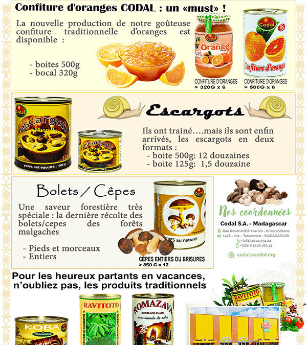 Confiture d’oranges CODAL : « must » !