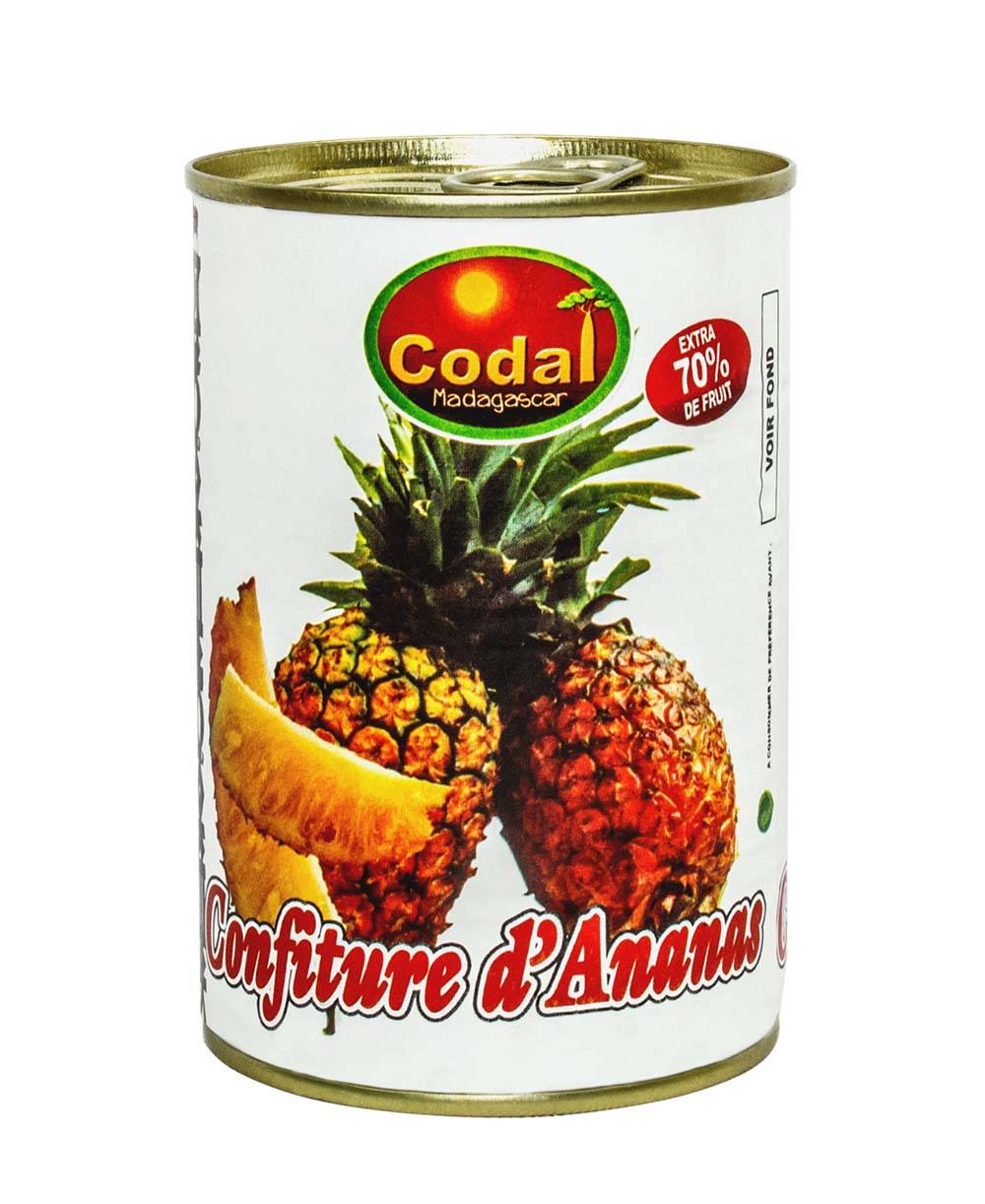Confitures conserves Ananas 500g