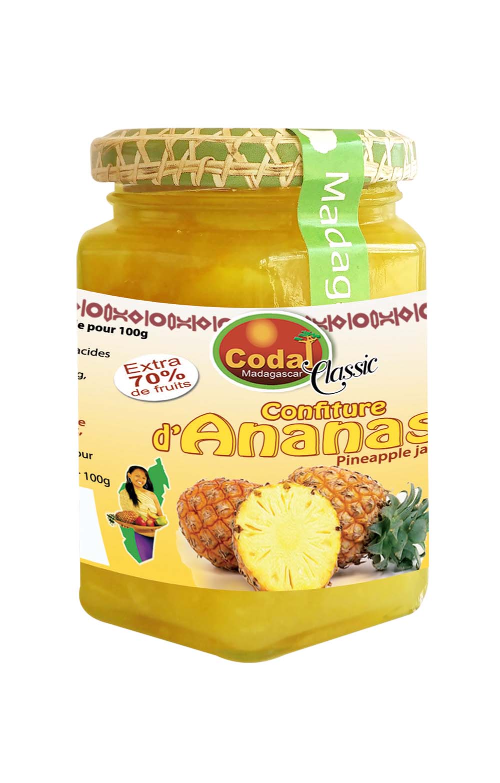 Confitures Extra Ananas 220g