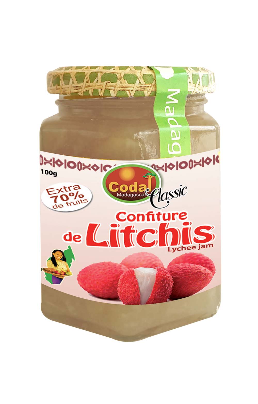 Confitures Extra Litchis 220g