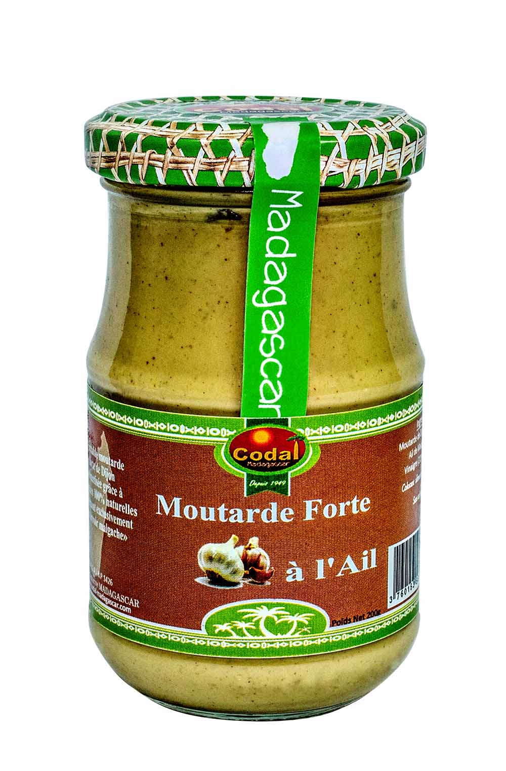 Moutarde  aromatisée à l'ail