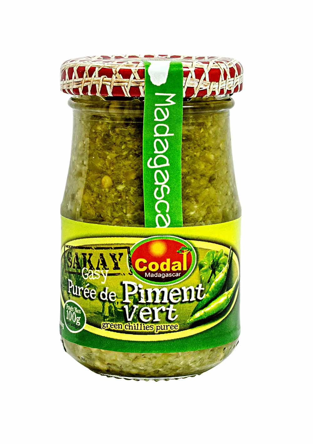 GREEN PEPPER PUREE ginger pepper 100g
